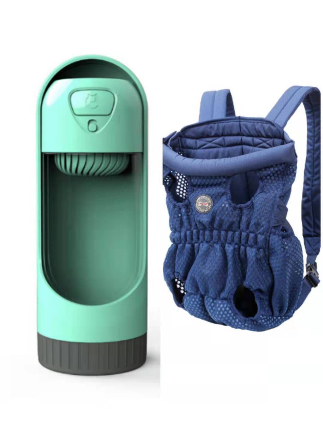 Sac à dos de transport pour animaux de compagnie, sac à bandoulière en maille respirante pour voyage en plein air